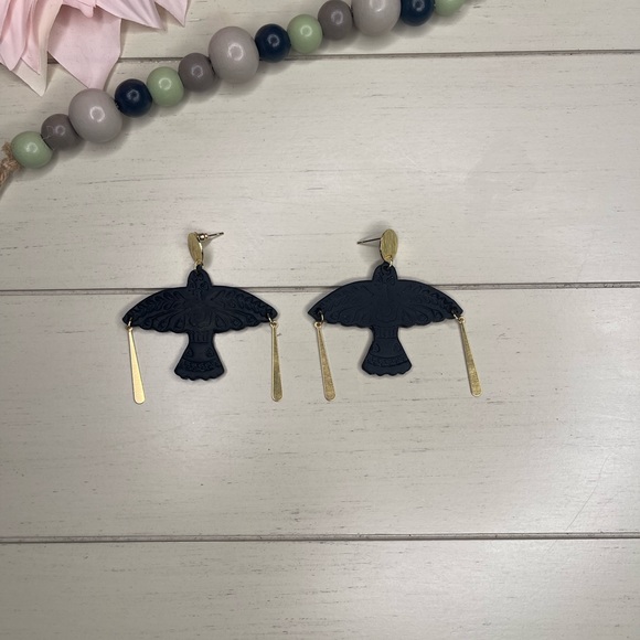 Handmade Clay Boho Creative Bird Earrings - Picture 3 of 7